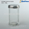 330ml Small spice glass storage jars , decorative glass spice bottles , salt pepper shakers glass bottle